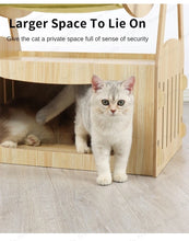 Load image into Gallery viewer, Multifunctional Luxury Cat Villa Double-story Pet House Four-season Universal Cat Nest Cat Hammock Pet Toys Pet Supplies
