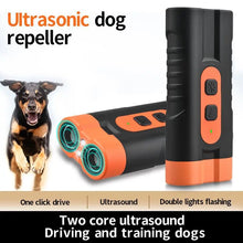 Load image into Gallery viewer, Rechargeable Ultrasonic Dog Bark Control Device LED Training Tool Anti Barking Deterrent For Pet Behavior Correction.
