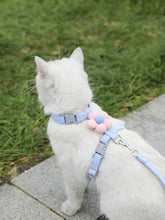 Load image into Gallery viewer, Cat Harness and Leash Sets Adjustable Dog Harness for Small Dog Leash Breashable Pet Harness Out Walking Dog Strap
