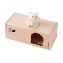 Load image into Gallery viewer, 1 Set Dollhouse Accessories 1:12 Miniature Kennel Pet House Cat And Dog Ornament Furniture Model Decor Toy

