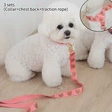 Load image into Gallery viewer, Pet collar, V-neck, cat, dog leash, dog walking decoration, cute, soft, durable
