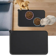 Load image into Gallery viewer, Pet Supplies Silicone Dog Bowl Mat with High Lips Non-Stick Waterproof Food Feeding Pad Puppy Feeder Tray Water Cushion Placemat
