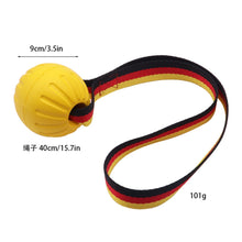 Load image into Gallery viewer, Dog Toy Balls On a Rope for Small Medium Large Dogs Chewers  Durable Interactive Ball for Training Dogs EVA Foam Ball Floats
