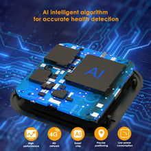 Load image into Gallery viewer, Mini 4G GPS Tracker for Dogs Cats with Health Monitor GPS Dog Fence Waterproof  Works with Any Collar Android iOS Universal
