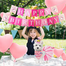 Load image into Gallery viewer, Pet Birthday Party Set Skirt Hat Bowtie for Dogs Gift Celebrating Pet Products Supplies All for Pets Puppy Cats Party Wholesale
