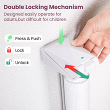 Load image into Gallery viewer, Retractable Dog Gate for Doorways Stairs Hallways Indoor Outdoor Pet Fence
