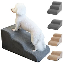 Load image into Gallery viewer, Ramp Stairs Dog Cat Stair Non-Slip Pet Ramp Stairs Dog Ramp for Bed Pet Dog Steps2/3 Tiers Training Stair Removable Washable
