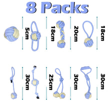 Load image into Gallery viewer, 12Pcs Large Dog Toy Sets Chew Rope Toys for Dog Chewing Toys for Dog Outdoor Teeth Clean Toy for Big Dogs Juguete para Perros
