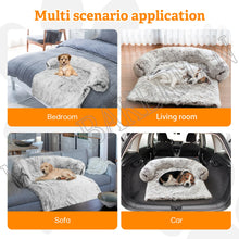 Load image into Gallery viewer, Dropshipping Pet Dog Bed Sofa For Dog Pet  Bed Warm Nest Washable Soft Furniture Protector Mat Cat Blanket Large Dogs Sofa Bed
