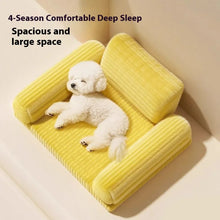 Load image into Gallery viewer, Pet Dog Bed for Small Dogs - Teddy/Bichon/Pomeranian, 4 Seasons Universal, Removable &amp; Washable, Secure Sofa Bed for Winter
