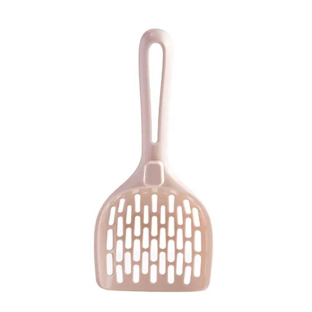 1PC Mesh Litter Scoop For Sifting Cat Litter Box Shovel Efficient Waste Cleaning Hanging Hook Durable PP Material Pet Clean Tool