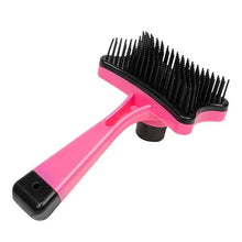 Load image into Gallery viewer, Dog Brush Cat Grooming Brush Self Cleaning Static Free Massage Comb Stable Thicker Bristles Pet Supplies
