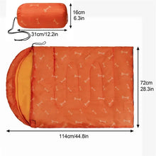 Load image into Gallery viewer, Dog Sleeping Bag Bone Pet Sleep Mat Outdoor Camping Warm Kennel Pad Dog Bed Blanket dog beds for medium dogs pet supplies puppy
