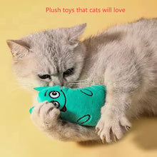 Load image into Gallery viewer, Cartoon animal toys are durable and bite resistant plush and interactive pet toys are suitable for cats to play at home

