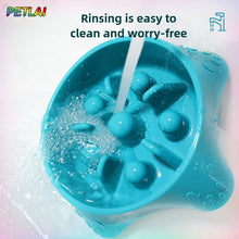 Load image into Gallery viewer, Dog Slow Feeder Slow Food Bowl  Anti-Choking Anti-tipping Delay eating Anti-slip pet food bowl easy to clean Slow down eating
