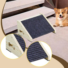 Load image into Gallery viewer, Pet Dog Stair Ladder Non Slip Dog Ramp for Bed Small and Older Animals Cars
