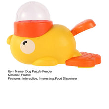 Load image into Gallery viewer, Dog Puzzle Feeder Interactive Pet Food Treat Dispenser Cartoon Duck Design Pet Snack Feeder for Dog Training Mental Enrichment
