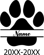 Load image into Gallery viewer, Pet Memorial Stone Custom Dogs Name and Date of Death Personalized Pet Loss Gifts Personalized Dog Grave Marker Plaque
