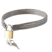 Load image into Gallery viewer, Stainless Steel Collar Lockable Dog Slave Neck Collar Metal Choker Headgear Restraint BDSM Cosplay Adult Toys Sex Toy for Man
