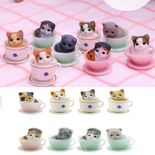 Load image into Gallery viewer, 8/16Pcs Cute Dog Cat Miniature Ornaments Puppy Kitten Figurines Model Gifts for Child Kids Birthday Desk Car Garden Home Decor
