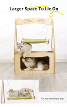 Load image into Gallery viewer, Multifunctional Luxury Cat Villa Double-story Pet House Four-season Universal Cat Nest Cat Hammock Pet Toys Pet Supplies
