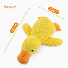Load image into Gallery viewer, Dog~toy  plush  companion sleeping  duck  bite  resistant  teeth  grinding  sound  relief  duck  sound  toy
