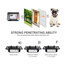 Load image into Gallery viewer, Dog Training Device And Wireless Pet Fence 2 In 1 Remote Control Rechargeable Electronic Training Collar
