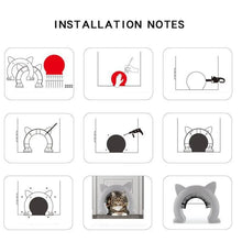 Load image into Gallery viewer, Pet Cat Dog Door Hole Access Direction Controllable Toy For Pet Training Dog Cats Kitten ABS Pet Gate Door Kit with Clean Brush
