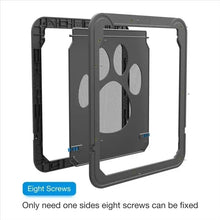 Load image into Gallery viewer, Secure Lockable Pet Door For Dogs Cats Outdoor Window House Gate Easy Install Screen Enter Freely Pretty Garden Design Fashion
