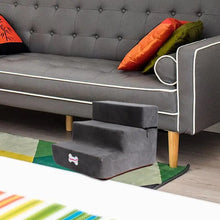 Load image into Gallery viewer, Small Dog Stairs Pet 3 Steps Stairs 30cm Height for Small Dog Cat Ramp Ladder Antislip Removable Dogs Bed Stairs Pet Supplies
