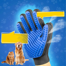 Load image into Gallery viewer, A pair of pet grooming gloves - gentle brush removal, suitable for dogs and cats - massage stimulation loop - easy to use
