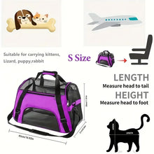 Load image into Gallery viewer, Portable Dog Cat Carrier Bag Pet Puppy Travel Bags Breathable Mesh Small Dog Cat Dogs Outdoor Tent Carrier Outgoing Pets Handbag
