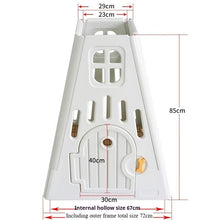 Load image into Gallery viewer, Indoor Teddy Dog House Outdoors Plastic Bichon House Small Medium Chihuahua Puppy Kennel Door Luxury Breathable Dogs Supplies

