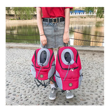 Load image into Gallery viewer, Dog Carrier Bag Pet Dog Transport Backpack For Small Dogs Travel Breathable Dog Carrier Puppy Carrier Pets Carrying Supplies
