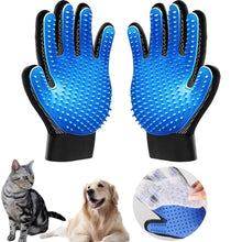 Load image into Gallery viewer, Pet Grooming Kit for Dog Cat Rabbit Fur 2 Sided Grooming Brush Bath Cleaning Glove De-Shedding De-Matting Pet Hair
