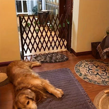 Load image into Gallery viewer, Retractable Wooden Pet Gate for Dogs Cats - Easy Install Indoor Safety Barrier for Home, Bedroom, Doorway &amp; Stairs
