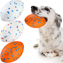 Load image into Gallery viewer, Dog Ball for Aggressive Chewers Tough Large Indestructible Dog Footballs Outdoor Floating Fetch Game Pets Toys
