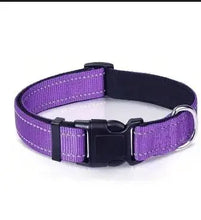 Load image into Gallery viewer, Dog Collar Reflective Adjustable Breathable Nylon Soft Padded DurableePet Collar for Small Medium Large Dog Bone Rope
