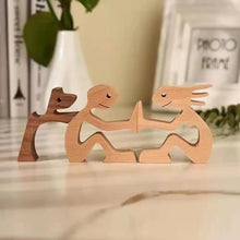 Load image into Gallery viewer, 1PCS Free Personalized Wooden Dog Human Memorial Gifts Custom Wooden Carving for Dog Lover Loss Sympathy Gift Remembrance Gifts
