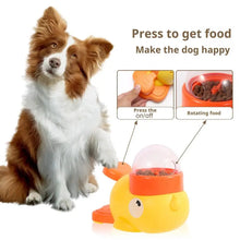 Load image into Gallery viewer, Dog Puzzle Feeder Interactive Pet Food Treat Dispenser Cartoon Duck Design Pet Snack Feeder for Dog Training Mental Enrichment
