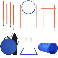 Load image into Gallery viewer, Dog agility training equipment, dog obstacle training jumping pole, combined hurdle trainer, pet supplies
