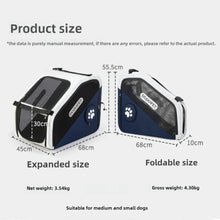 Load image into Gallery viewer, Dog Car Cage Portable Foldable Dog Carriers Breathable and Durable Travel Bags for Cats Dogs Pet Products Accessories

