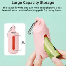 Load image into Gallery viewer, Portable Dog Poop Bag Storage Walking Bag Toilet Bag Garbage Bin Pet Garbage Bag Dispenser Dog Poop Bag Storage Device
