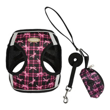 Load image into Gallery viewer, Cat Accessories Breathable Dog Harness Leash Adjustable Anti slip Cat Harnesses Vest Soft Bow Pet Chest Harness for Small Dogs
