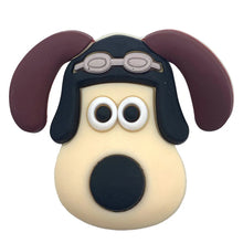 Load image into Gallery viewer, 1 Set Cute Dogs Shoes Accessories Boys Girls Sandals Garden Shoe Buckle Decorations Fit Charm jibbitz Crocodile
