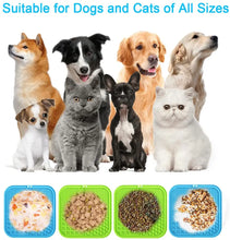 Load image into Gallery viewer, 4in1 Dog Licking Mat Split Puzzle Designed Healthy Slowly Feeding Relief Anxiety Safe Material Washable Feeder Pad Pet Supplies

