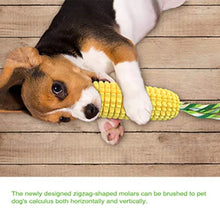 Load image into Gallery viewer, Dog Chew Toys for Aggressive Chewers Indestructible Tough Durable Squeaky Interactive Dog Toys Puppy Teeth Chew Corn Stick Toy
