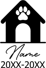 Load image into Gallery viewer, Pet Memorial Stone Custom Dogs Name and Date of Death Personalized Pet Loss Gifts Personalized Dog Grave Marker Plaque
