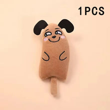 Load image into Gallery viewer, Cartoon animal toys are durable and bite resistant plush and interactive pet toys are suitable for cats to play at home
