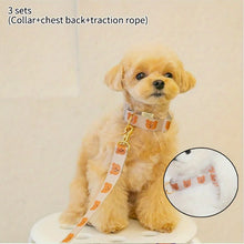 Load image into Gallery viewer, Pet collar, V-neck, cat, dog leash, dog walking decoration, cute, soft, durable
